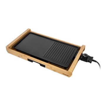 Sencor - Stoni električni roštilj 1800W/230V bambus