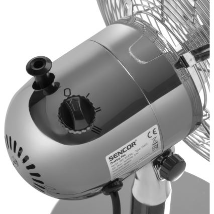 Sencor - Stoni ventilator 30W/230V sjajni hrom