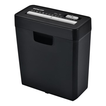 Sencor - Uništavač papira A4 zapremina 10 l 190W/230V crna