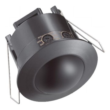 Senzor pokreta za spušteni plafon PIR 360° 500W/230V crni