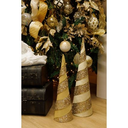 SET 2x Božićna dekoracija 40/50 cm jelka