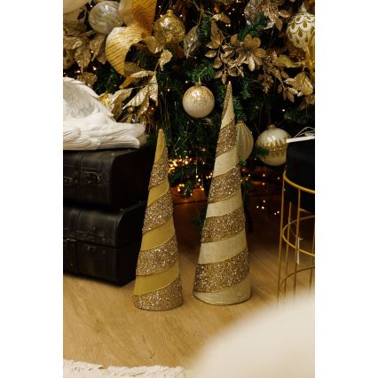 SET 2x Božićna dekoracija 40/50 cm jelka