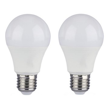 SET 2x LED prigušiva sijalica A60 E27/9W/230V 4000K
