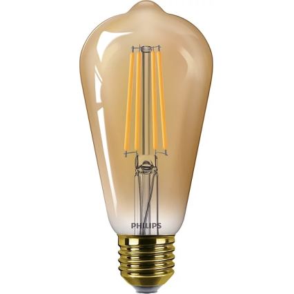SET 2x LED prigušiva sijalica VINTAGE Philips ST64 E27/4,2W/230V 2200K