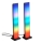 Set 2x LED RGB prigušiva stona lampa GAMER LED/5W/5V + daljinski upravljač