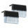 Set 2x LED RGB Solarna zidna lampa LED/1W/1,2V 3500K IP65 600 mAh