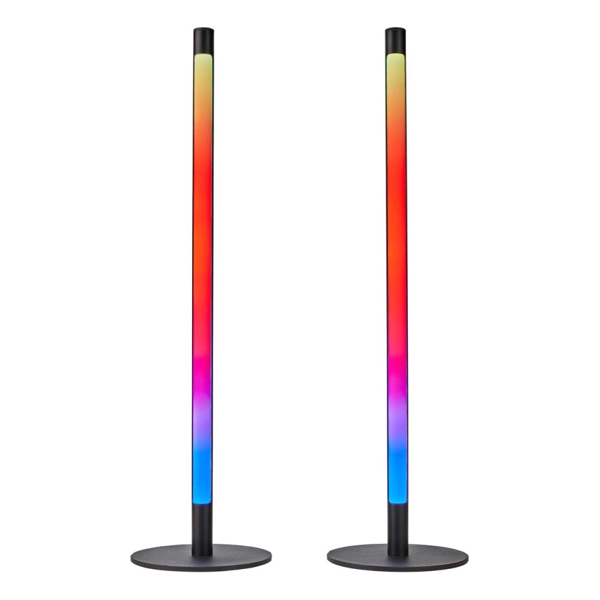 Set 2x LED RGBIC Prigušiva stona lampa SmartLife LED/36W/230V 55 cm 2700-6500K Wi-Fi Tuya + Daljinski upravljač