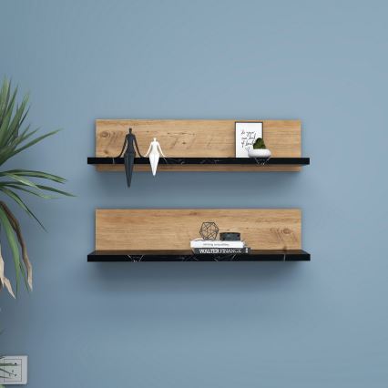 Set 2x Police SHELFIE borovina/crna