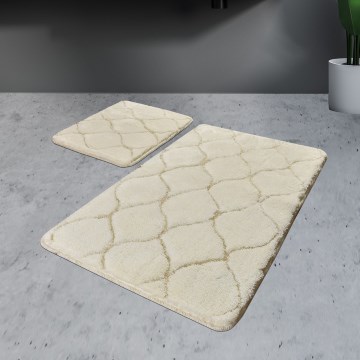 SET 2x prostirka za kupatilo INFINITY 60/100 cm bež