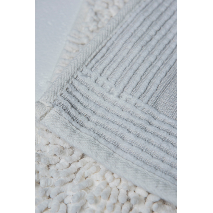 SET 2x prostirke za kupatilo STONE 60/100 cm, bela