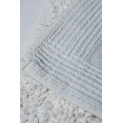 SET 2x prostirke za kupatilo STONE 60/100 cm, bela