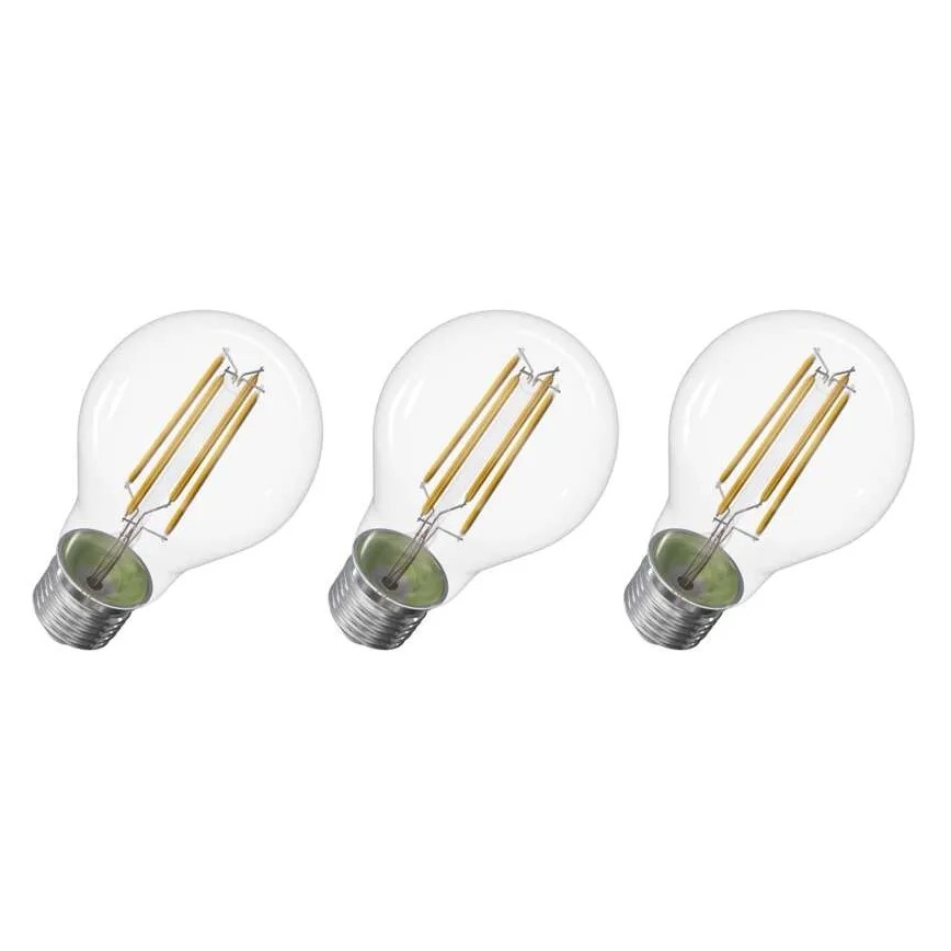 SET 3x LED sijalica FILAMENT A60 E27/3,8W/230V 4000K Energetska klasa A