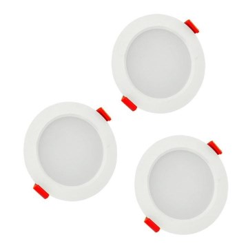 SET 3xLED kupatilsko ugradno svetlo MIRO LED/6W/230V IP44