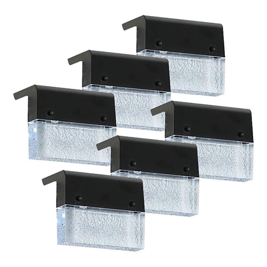 Set 6x LED RGB Solarna zidna lampa LED/1W/1,2V 3500K IP65