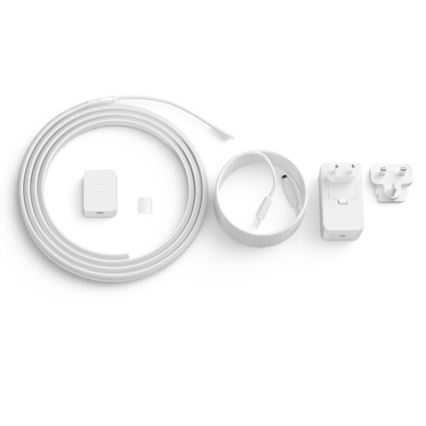 KOMPLET - LED RGBW prigušiva traka Philips Hue WHITE AND COLOR AMBIANCE 2m LED/20W/230V + 4x prigušiva sijalica Philips A60 E27/6,5W/230V 2000-6500K