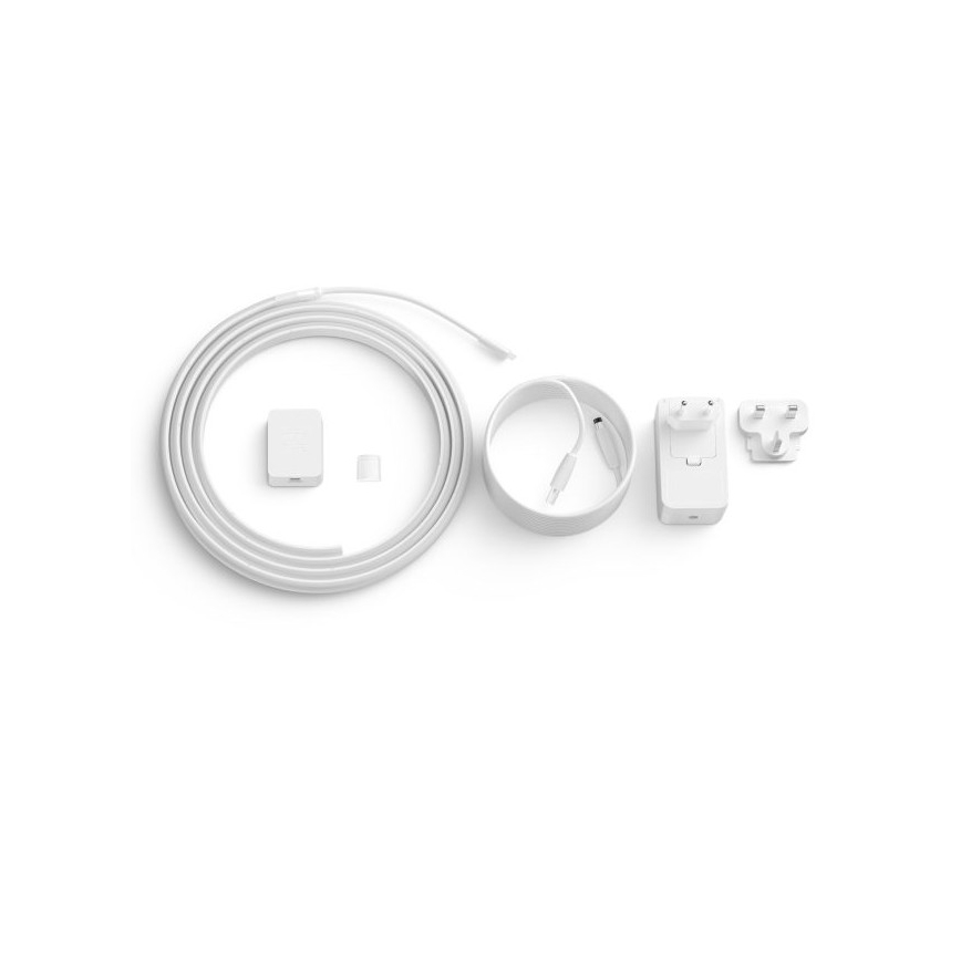 KOMPLET - LED RGBW prigušiva traka Philips Hue WHITE AND COLOR AMBIANCE 2m LED/20W/230V + 4x prigušiva sijalica Philips A60 E27/6,5W/230V 2000-6500K