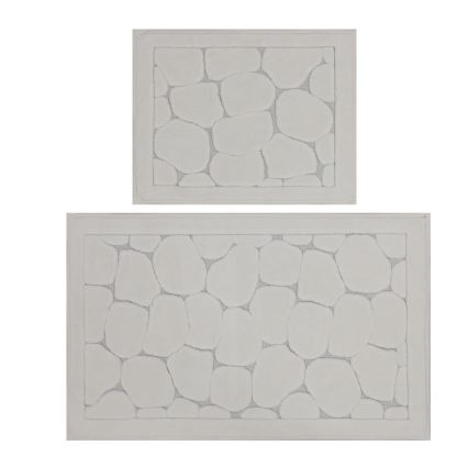 SET od 2 kupatilskih prostirki LINO 60/100 cm, bež