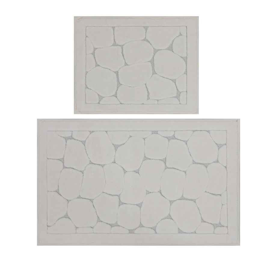 SET od 2 kupatilskih prostirki LINO 60/100 cm, bež