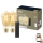 Set od 2 LED prigušiva sijalica ST64 E27/7W/230V 2000-5000K CRI 90 Wi-Fi + daljinski upravljač - WiZ