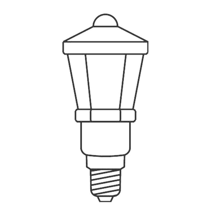 Komplet od 3 rezervne sijalice LANTERN E10/20V/0,1A u boji, proizvedeno u Češkoj