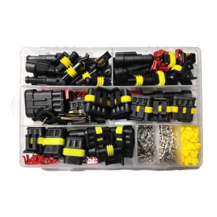 Set vodootpornih automobilskih konektora AMP Tyco, 353 komada
