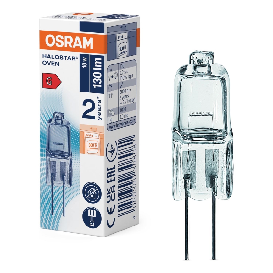 Sijalica za rernu HALOSTAR G4/10W/12V 2700K - Osram
