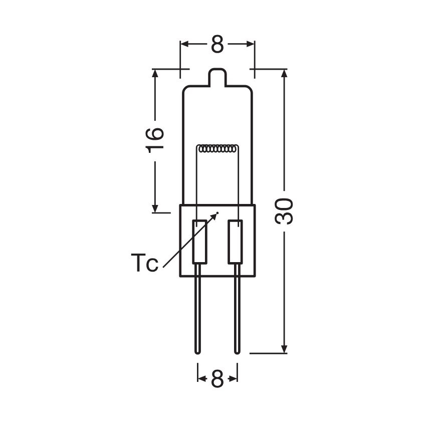 Sijalica za rernu HALOSTAR G4/20W/12V 2700K - Osram