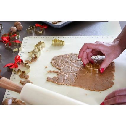 Silikonska kuhinjska podloga TORO 52x42 cm krem boje