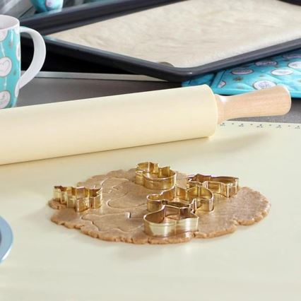 Silikonska kuhinjska podloga TORO 52x42 cm krem boje