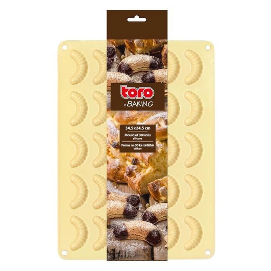Silikonski kalup za pečenje TORO, krem boje