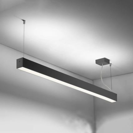 Sinclair - LED plafonska svetiljka LSM LED/40W/230V 3000K/4000K/5000K 120 cm crna
