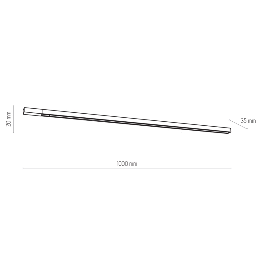 Šinski sistem 1-fazni TRACER 1 m crne boje