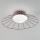 SIRU - plafonsko svetlo SUNRISE 1xGX53/10W/230V braon/belo venecijansko staklo