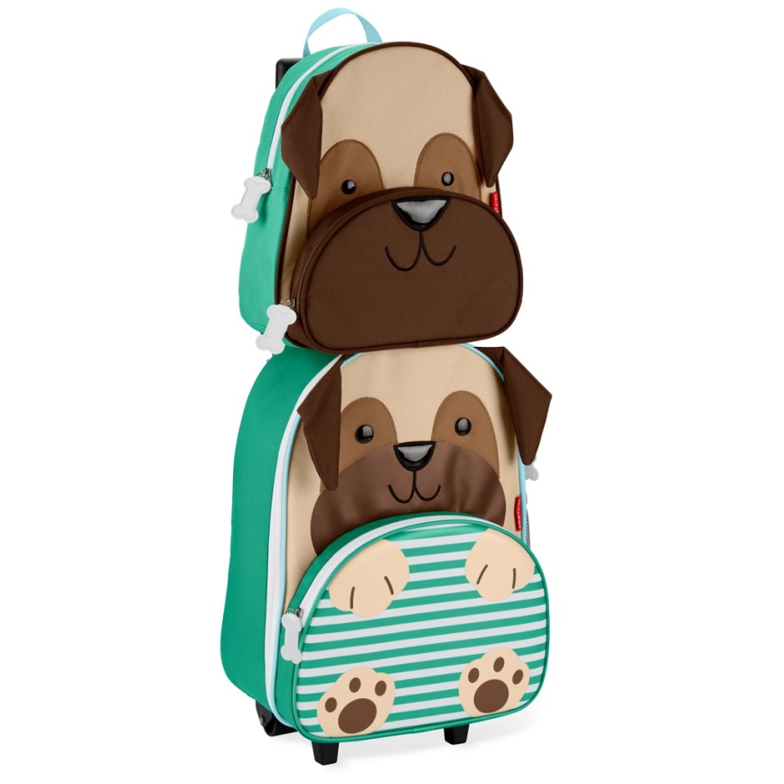 Skip Hop - Dečji putni kofer ZOO mopsić