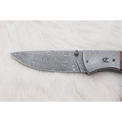 Sklopivi nož od damaškog čelika 8 cm Ironwood