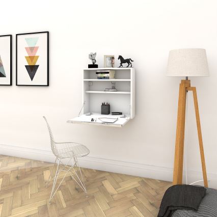 Sklopivi radni sto OPTIMUM 60x64 cm, beli