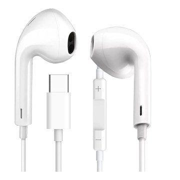 Slušalice sa mikrofonom USB-C, bele boje
