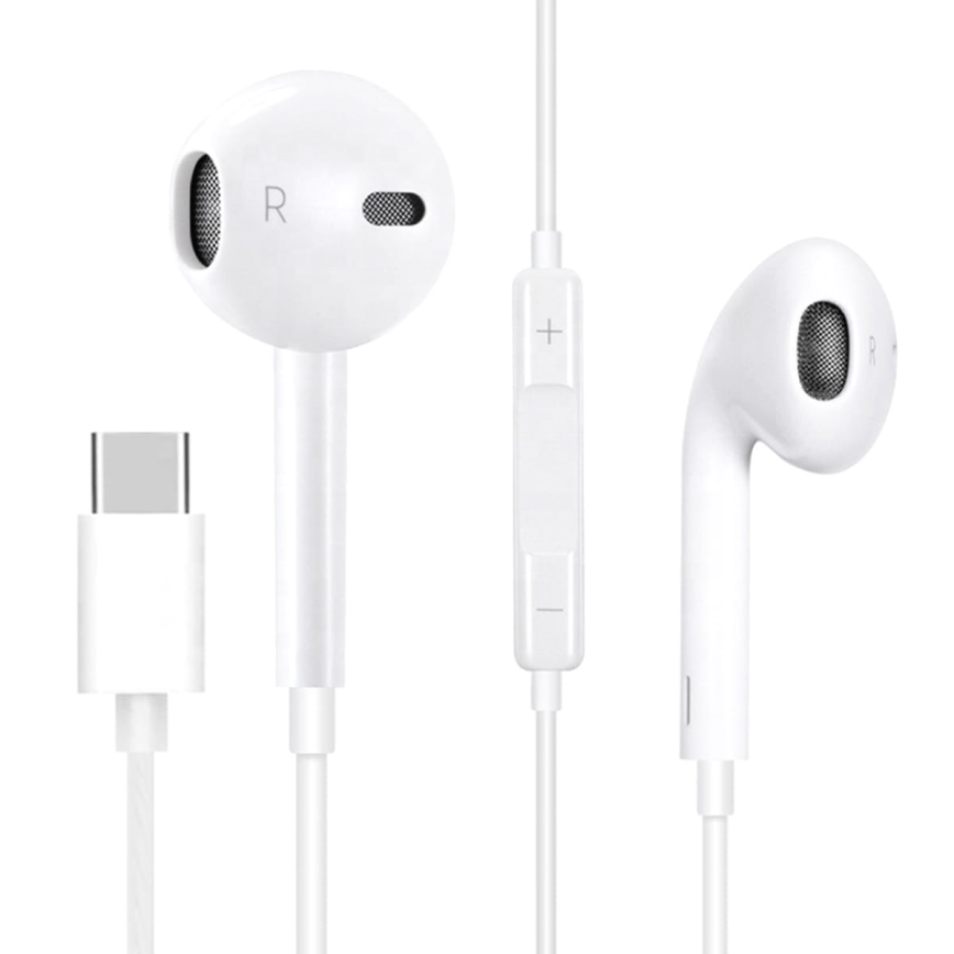 Slušalice sa mikrofonom USB-C, bele boje
