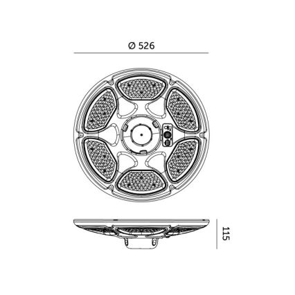 LED solarna ulična lampa sa senzorom SOLSUMI LED/25W/3,2V IP54 25000 mAh + daljinsko upravljanje