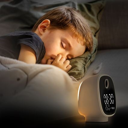 Pametna kamera sa budilnikom, termometrom i LED svetlom 1296p 3 Mpx 5V Wi‑Fi Tuya IP65