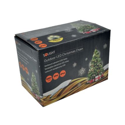 LED Vanjski Božićni lanac 500xLED /230V IP44 50m topla bijela