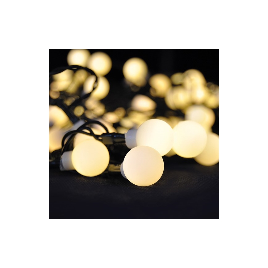 LED RGB prigušiva božićna spoljašnja girlanda 100xLED/8 funkcija 15m IP44 + daljinski upravljač