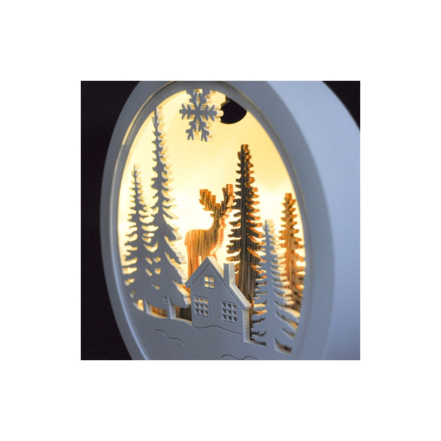 Božićna LED dekoracija 1xLED/2xAAA