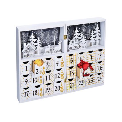 LED adventski kalendar LED/2xAAA