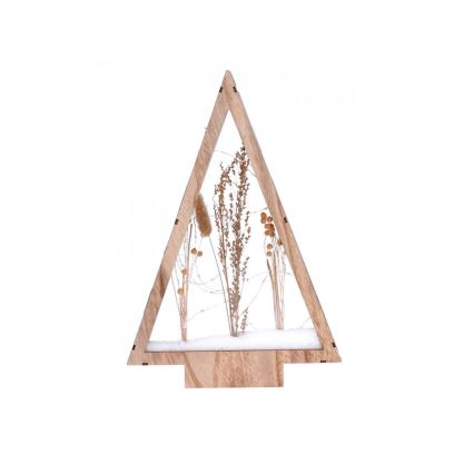 LED božićna dekoracija LED/2xAA zasneženo zimsko cveće