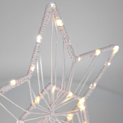LED božićna dekoracija LED/2xAAA zvezda