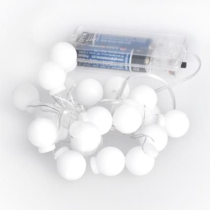 LED božićna girlanda 20xLED/2xAA 2,3 m višebojna
