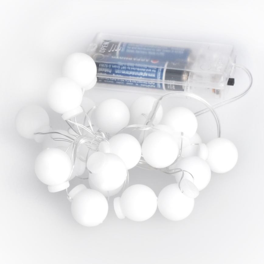 LED božićna girlanda 20xLED/2xAA 2,3 m višebojna