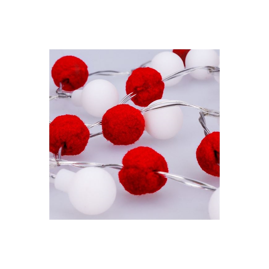 LED božićna girlanda 20xLED/2xAA, 1,8 m, topla bela