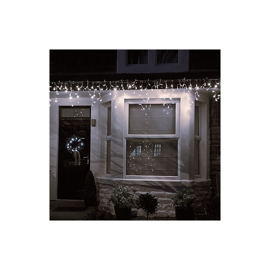LED spoljašnja božićna svetlosna zavesa 120xLED/230V 3 m IP44